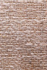 Image showing Linen fabric texture