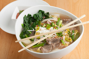 Image showing Pho Style Soup with Beef
