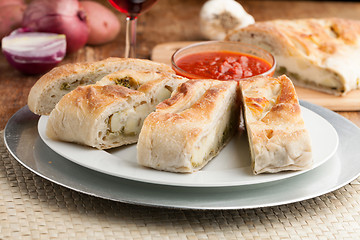 Image showing Stromboli Stuffed Bread