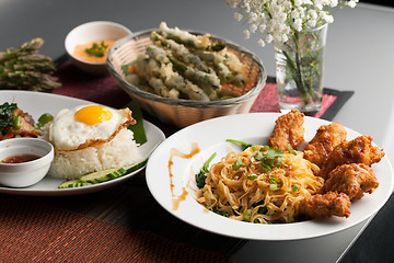 Image showing Variety of Thai Foods