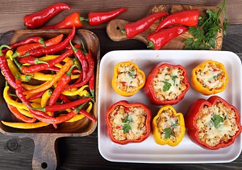 Image showing Stuffed peppers