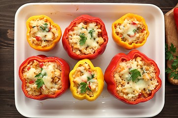 Image showing Stuffed peppers