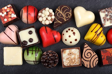 Image showing Chocolate candies