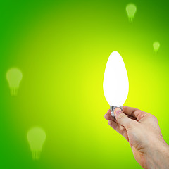 Image showing White bulb