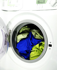 Image showing Clothes in laundry