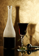 Image showing Red wine