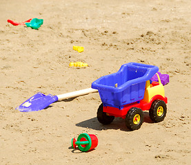 Image showing Beach toys