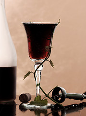 Image showing Red wine