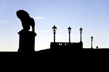 Image showing Lamps, the Royal Palace, Stockholm