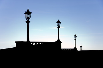 Image showing Lamps, the Royal Palace, Stockholm