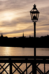 Image showing The view of Stockholm, evening