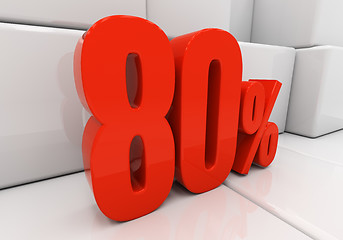 Image showing 3D 80 percent