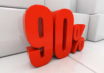 Image showing 3D 90 percent 