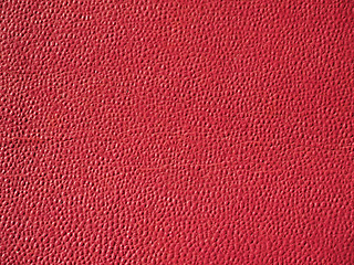 Image showing Red leatherette background