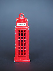 Image showing London telephone box