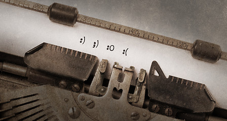 Image showing Vintage typewriter