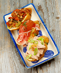 Image showing Tapas Bruschetta