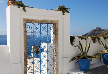 Image showing Blue Iron Gate