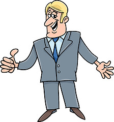 Image showing ok man cartoon illustration