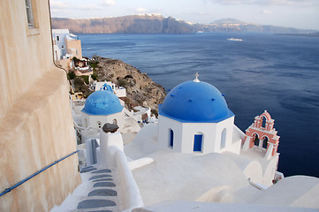 Image showing Santorini Church Dome