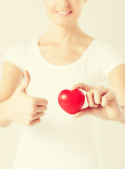 Image showing woman hands with heart