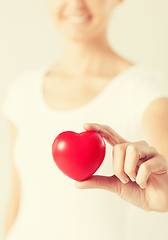 Image showing woman hands with heart