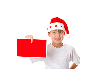 Image showing Child with Christmas Message