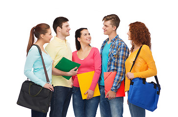 Image showing group of smiling teenagers