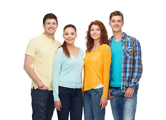 Image showing group of smiling teenagers