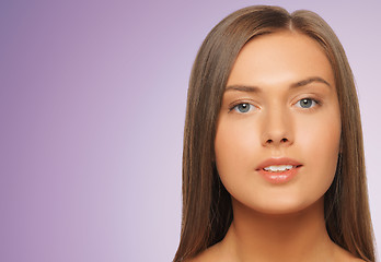 Image showing beautiful young woman face