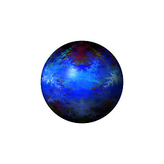 Image showing Abstract Blue Globe