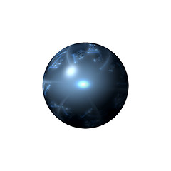 Image showing Abstract Blue Globe