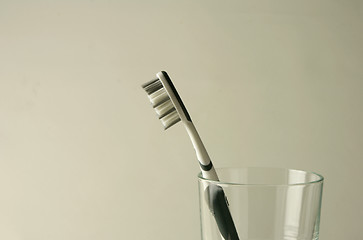 Image showing toothbrush in a glas