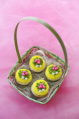 Image showing Easter cupcakes