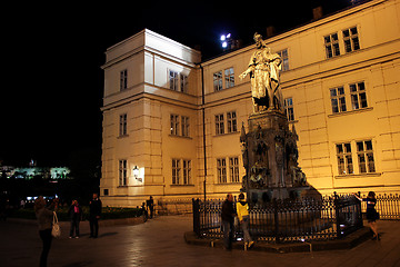 Image showing Prague Charles monument 01