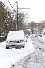 Image showing Snow car