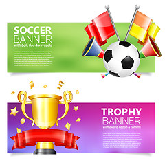 Image showing Soccer Banners