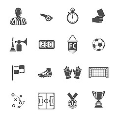 Image showing Soccer Icon Set