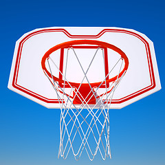 Image showing Basketball hoop