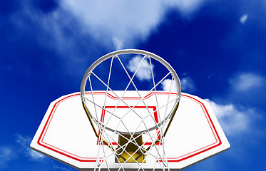 Image showing Basketball hoop