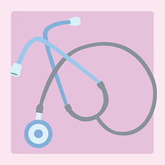 Image showing Medical equipment stethoscope