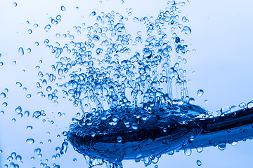 Image showing Shower Head with Running Water