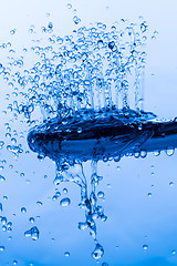 Image showing Shower Head with Running Water