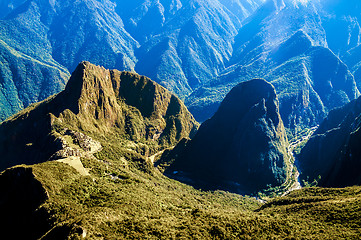 Image showing Machu Picchu view in early morning