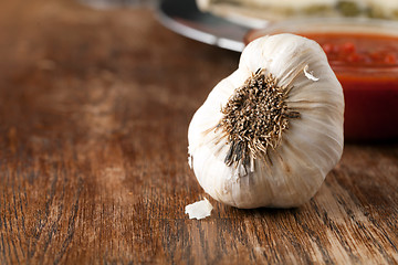 Image showing Garlic Bulb Macro