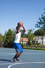 Image showing Basketball Shot