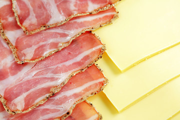 Image showing Ham and cheese