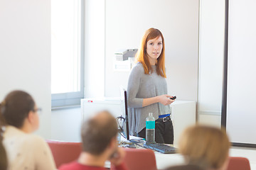 Image showing Lecture at university.