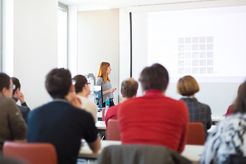 Image showing Lecture at university.