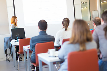 Image showing Lecture at university.